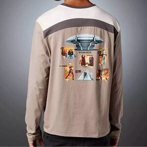 Star Wars Coruscant Tee Long Sleeve Disney Parks Galaxy's Edge Sz Lg New